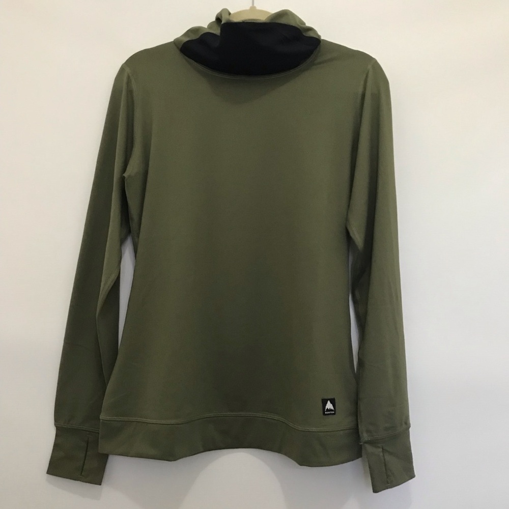 Burton Olive Green Women's Long-Sleeve Pullover Size L